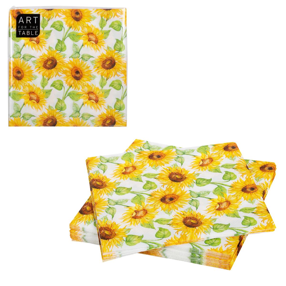 NAPKINS SUNFLOWER