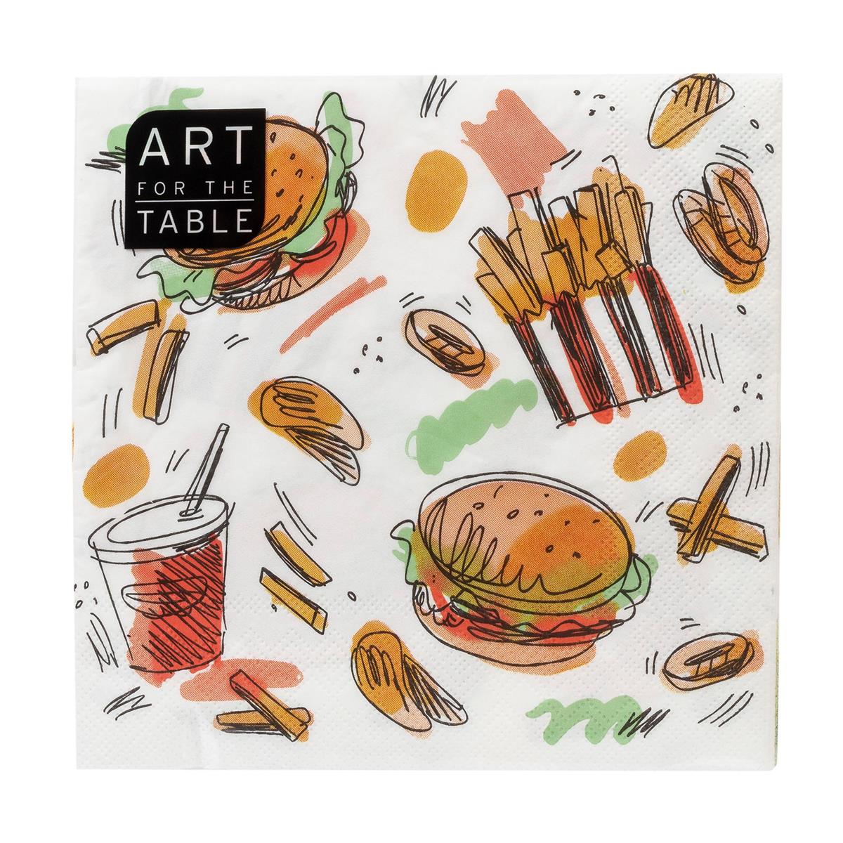 NAPKINS BURGERS N FRIES