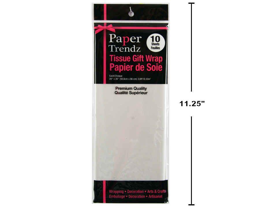 TISSUE PAPER WHITE 10pk
