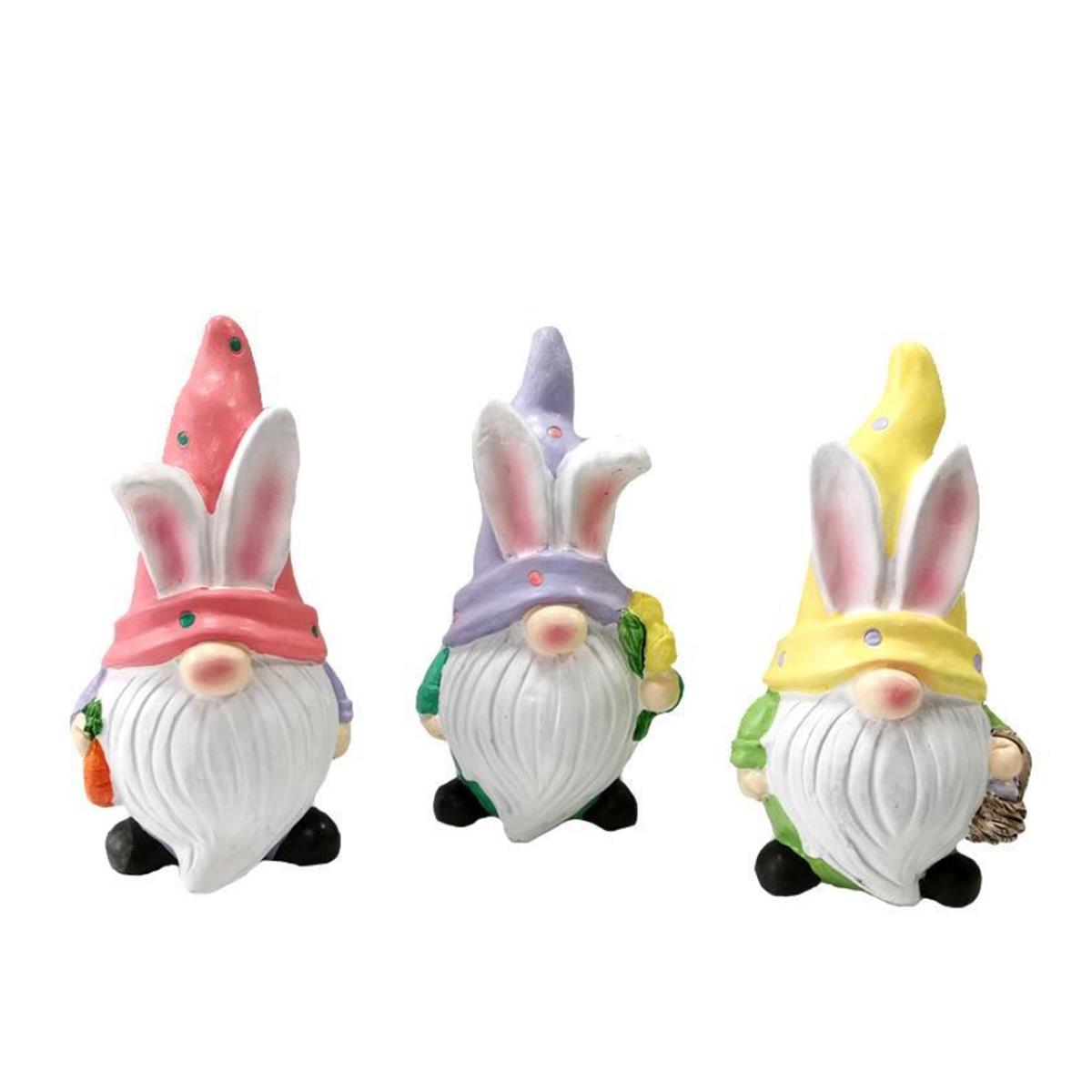 GARDEN DECO GNOME wBUNNY EARS