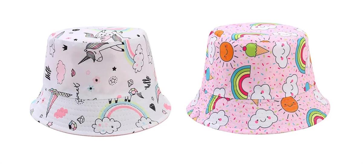 BUCKET HAT wPRINT KIDS