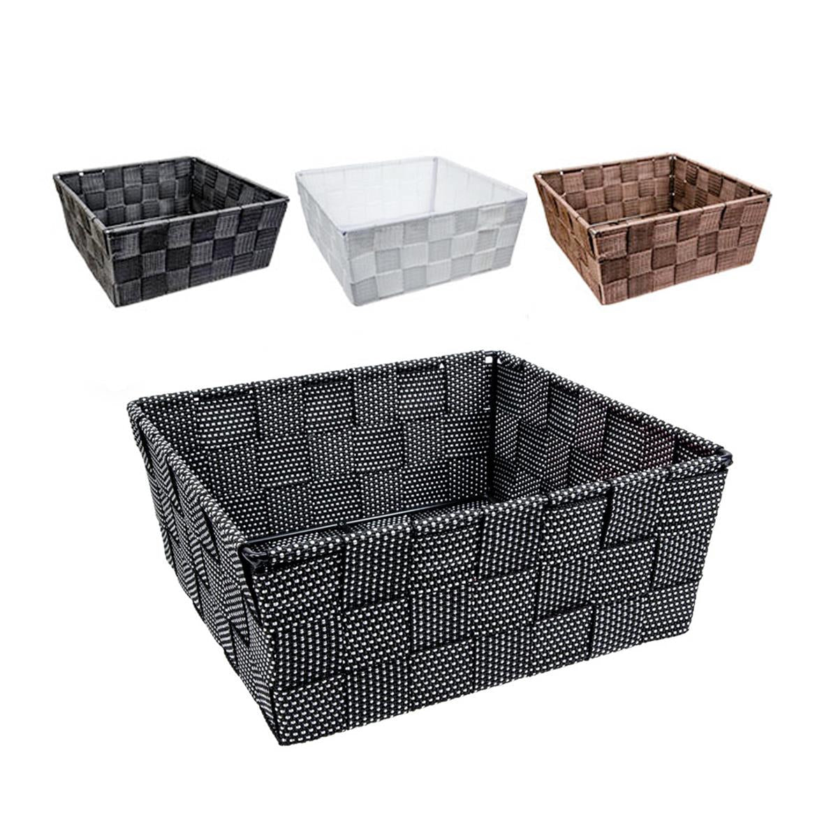 BASKET SQ WOVEN WIRE 8x8
