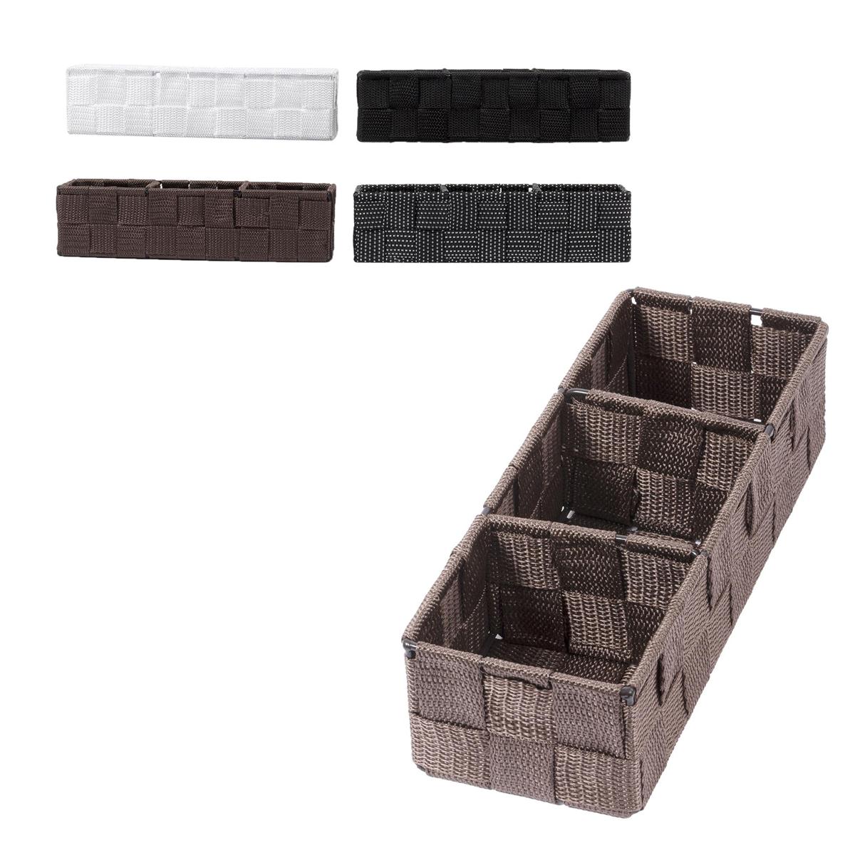 WOVEN BASKET 3 SECTION