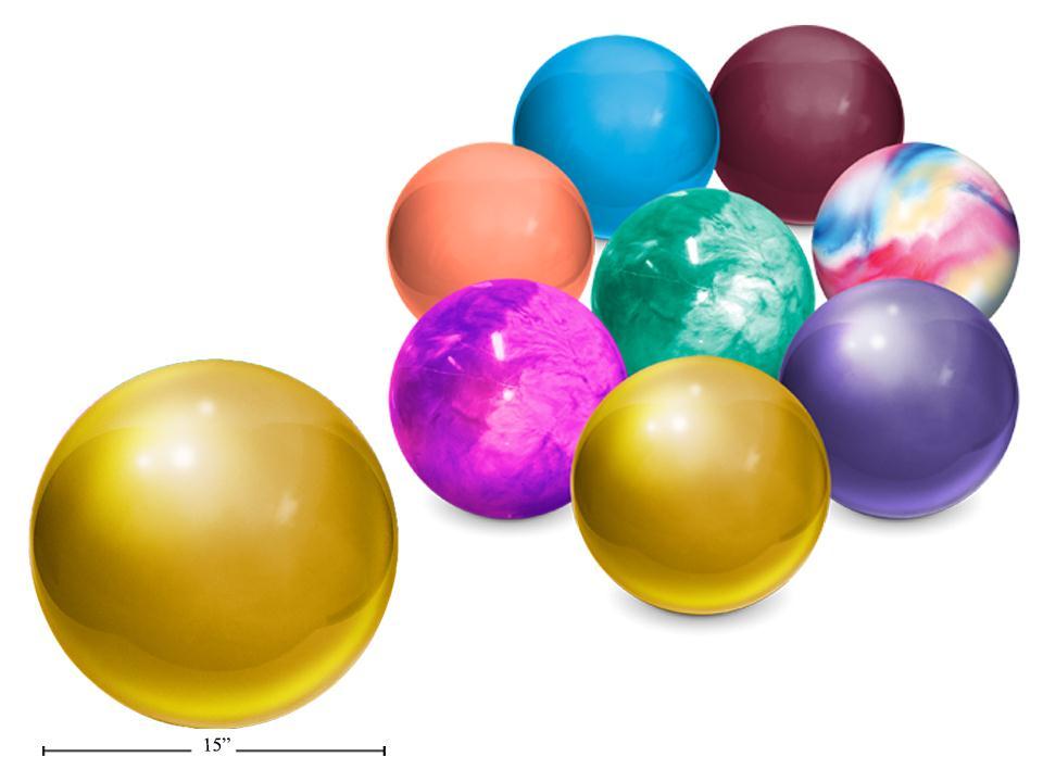 PLAYBALL MARBLE OR SOLID 15in
