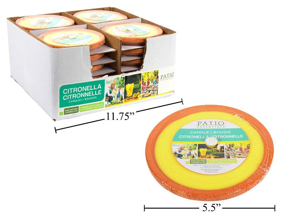 CITRONELLA CANDLE TERRACOTTA
