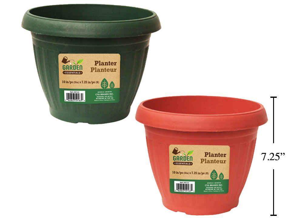 PLANTER ROUND 10x7.25in