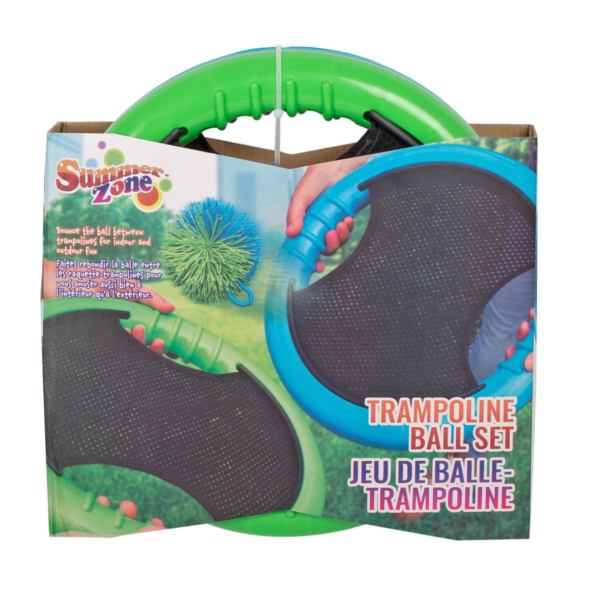 TRAMPOLINE PADDLE BALL SET