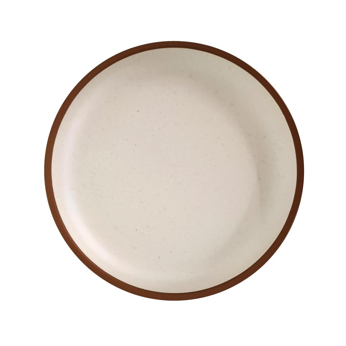 PLATE MATTE CREAM 8.3in