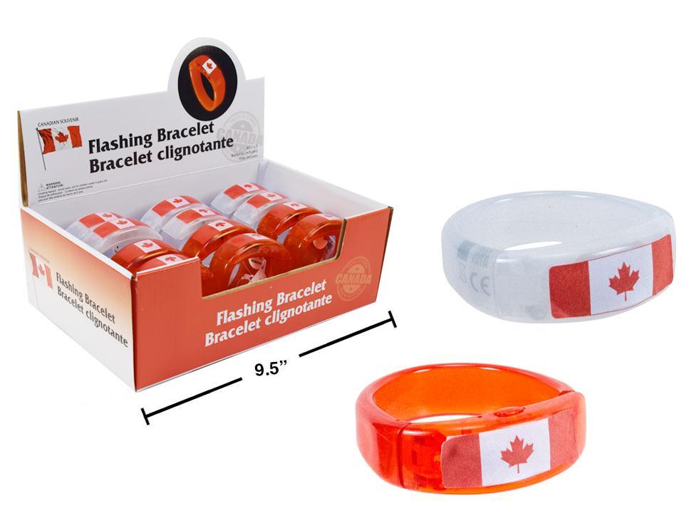 BRACELET CANADA LED FLASHING