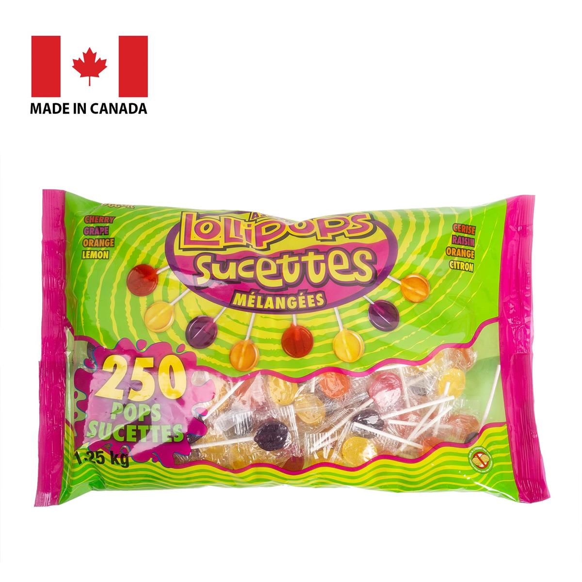 ADVENTURE LOLLIPOPS 250pc