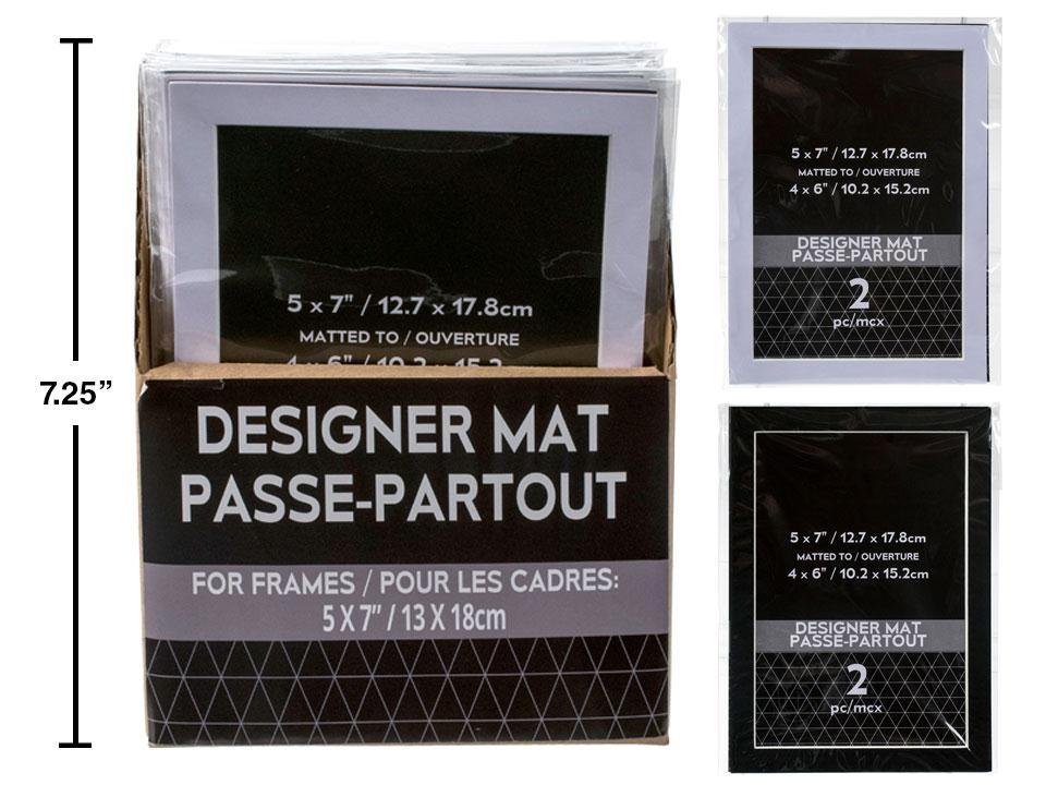 PHOTO MATTE INSERT 2pk 5x7in