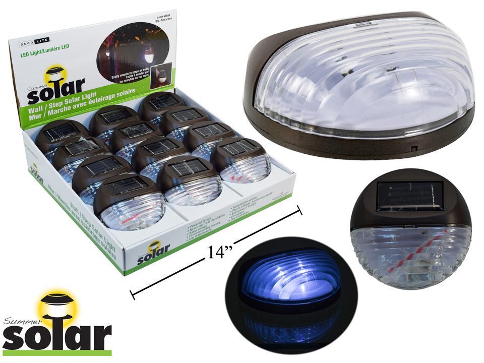 SOLAR LED STEP or FENCE LIGHT