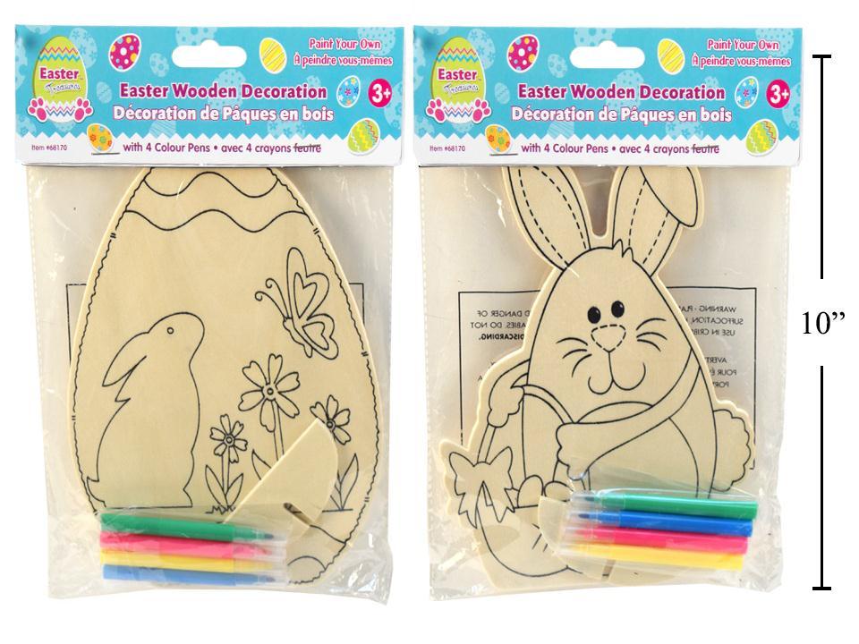 EASTER DIY WOOD DECORATION