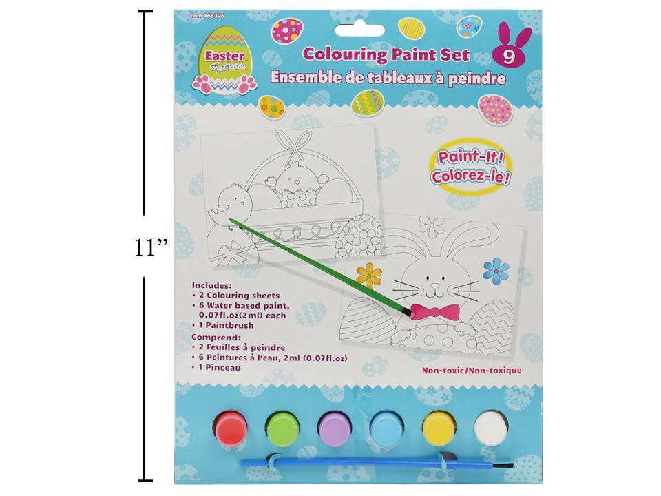 EASTER PAINT SET 9PC