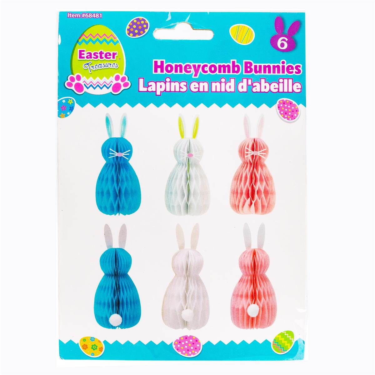 EASTER HONEYCOMB BUNNY DECOS