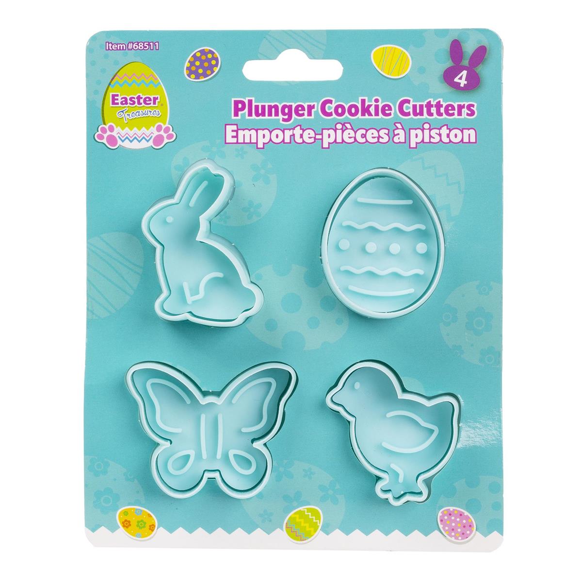 EASTER PLSTC COOKIE CUTTER SET