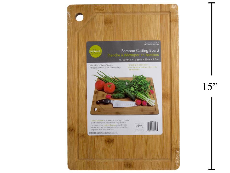 BAMBOO CUTTING BOARD 10X15IN