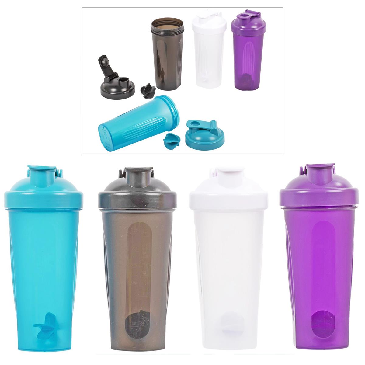 PROTEIN SHAKER wBALL 600ml