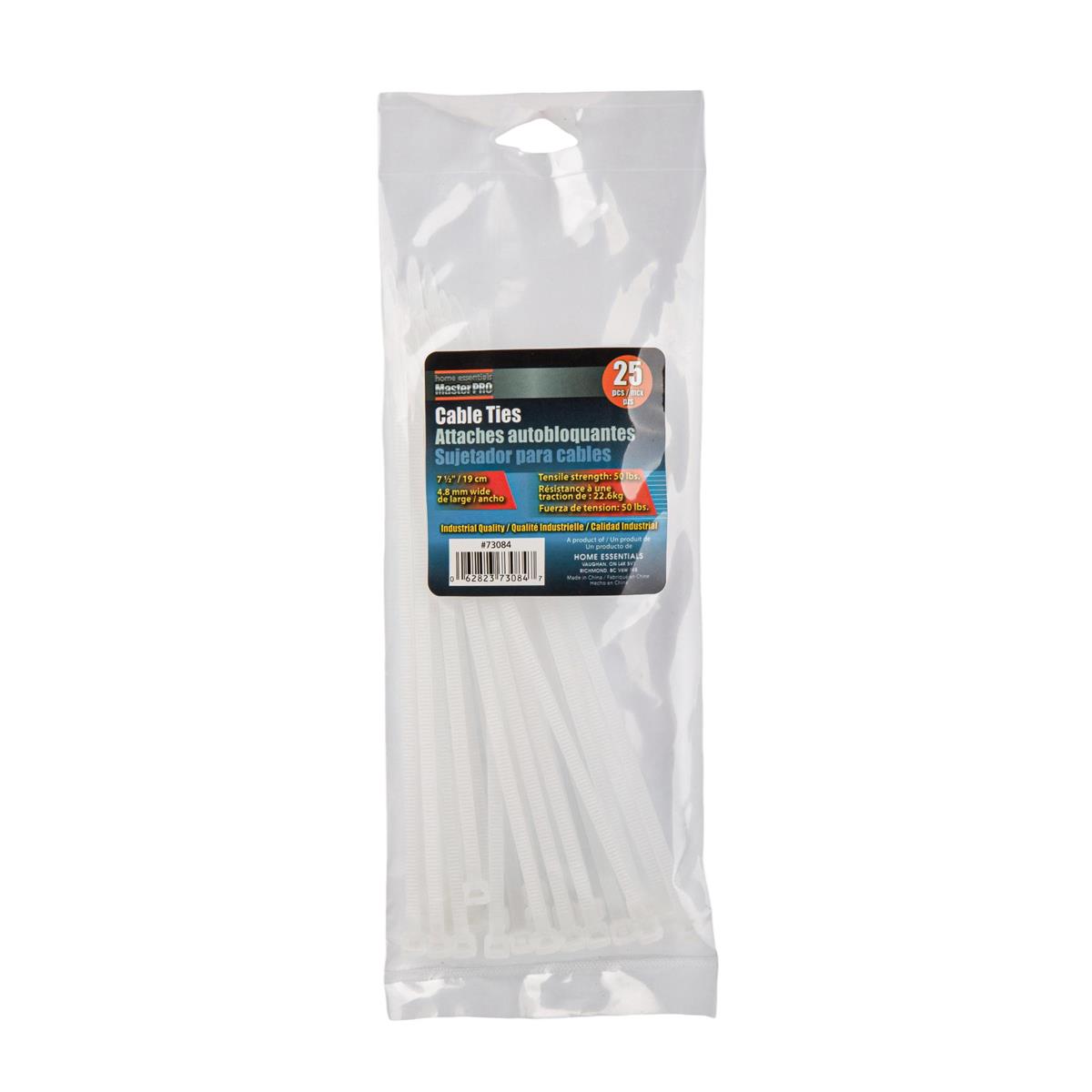 CABLE TIES 7.5in