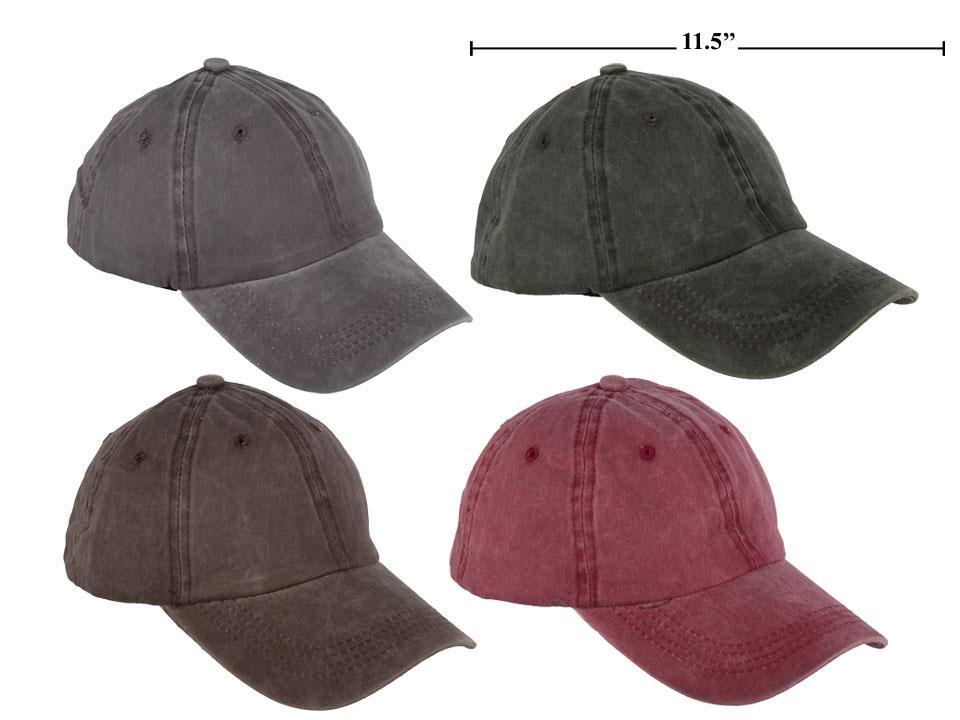 BASEBALL CAP STONEWASHED ADULT