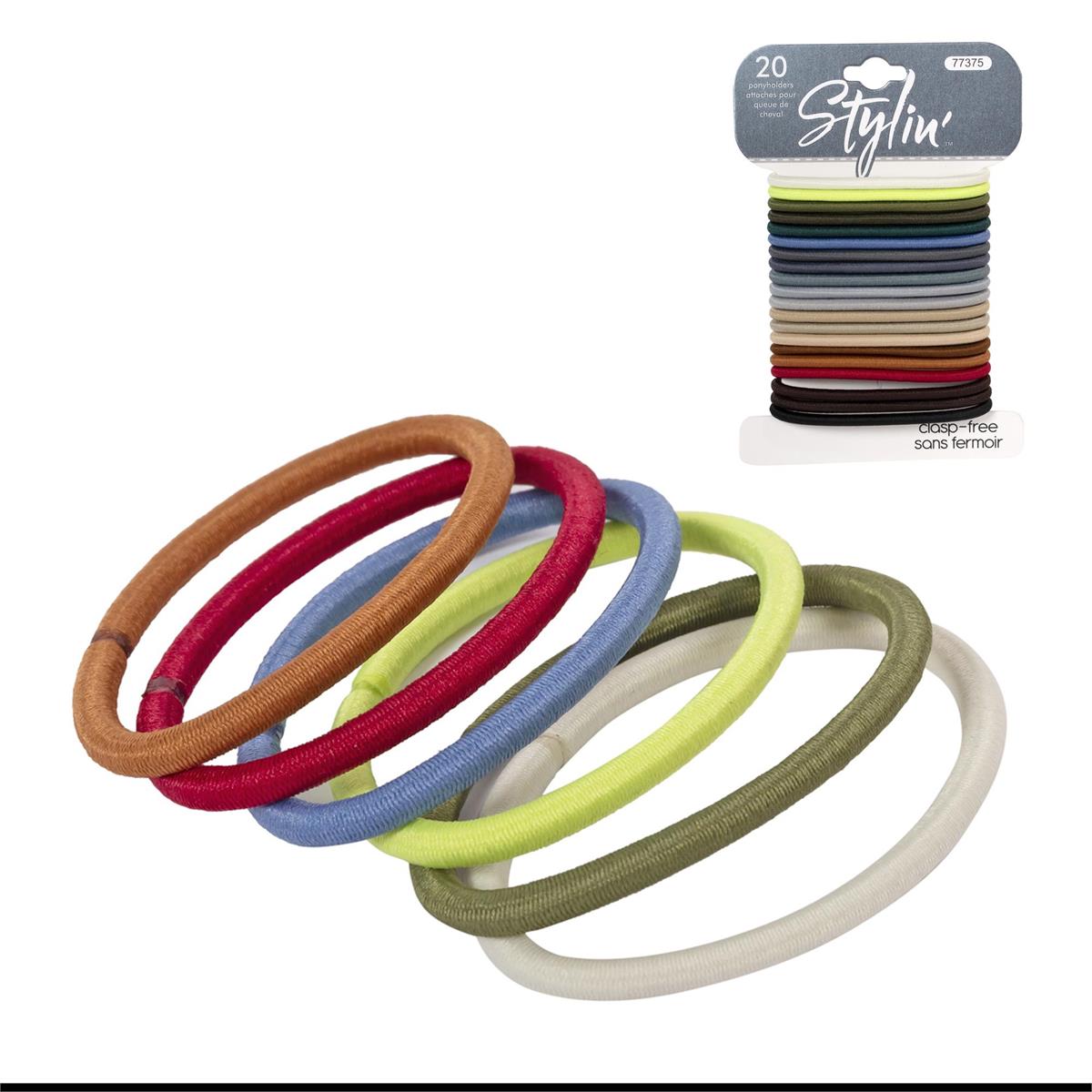 PONY HOLDERS SOLID COLOR 20pk