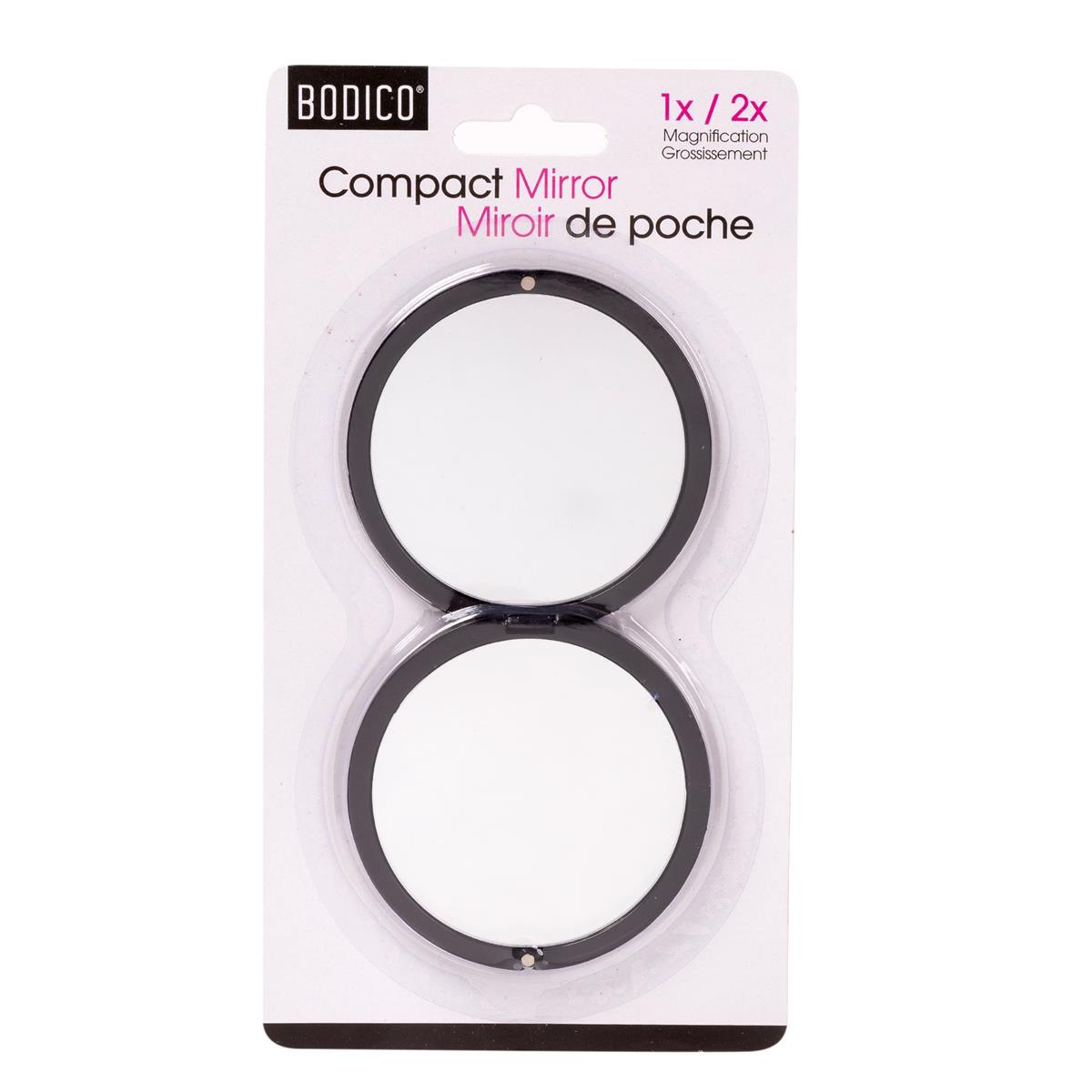 COMPACT MIRROR RND BLK
