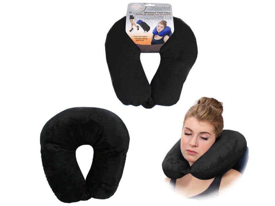 TRAVEL PILLOW BLACK