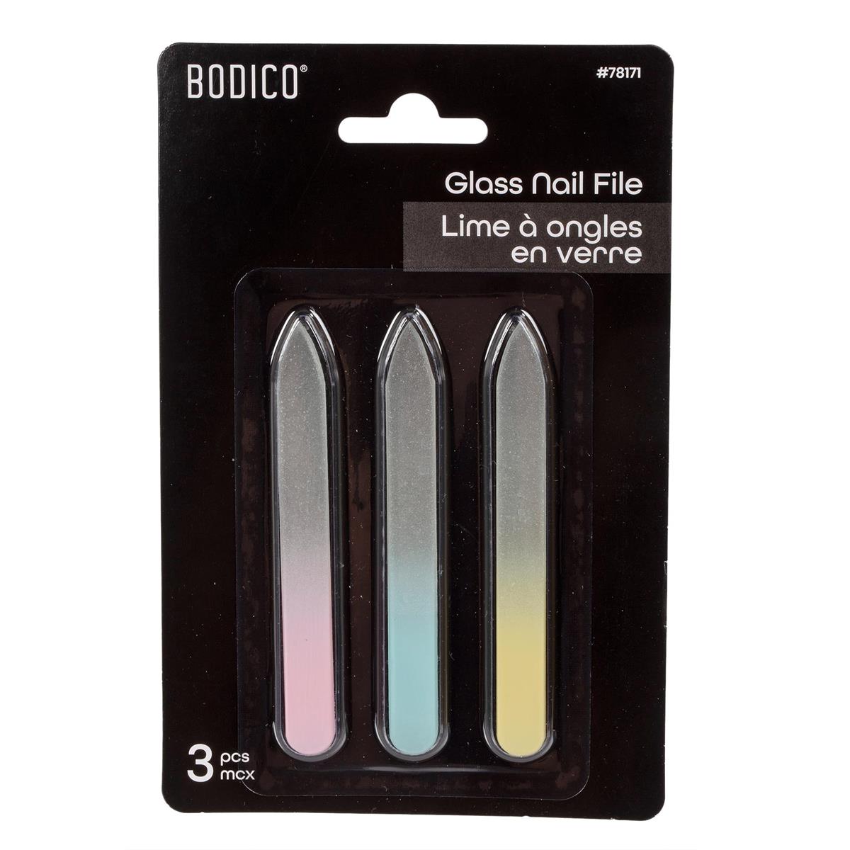 NAIL FILE SET GLASS