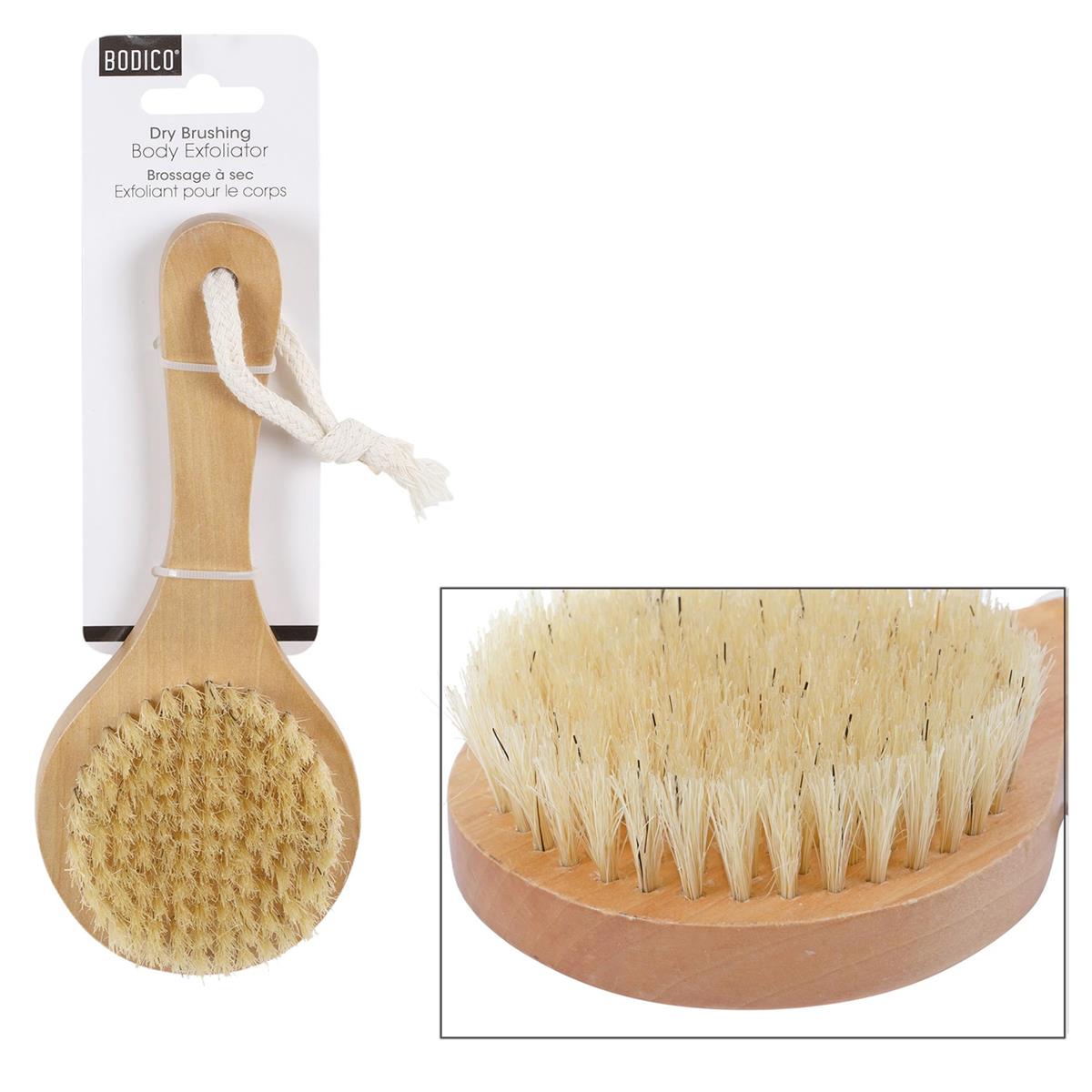 WOOD BATH BRUSH