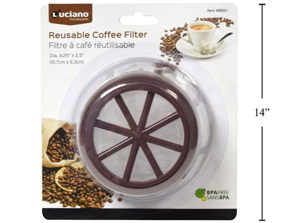 REUSABLE BASKET COFFEE FILTER