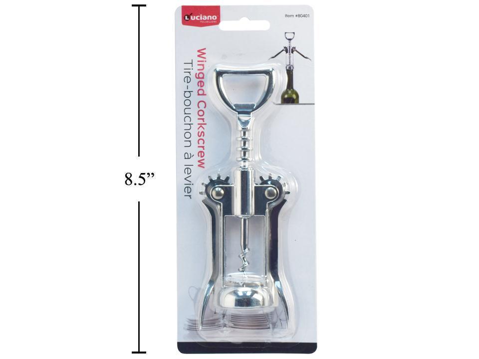 CORKSCREW  ZINC ALLOY WINGED