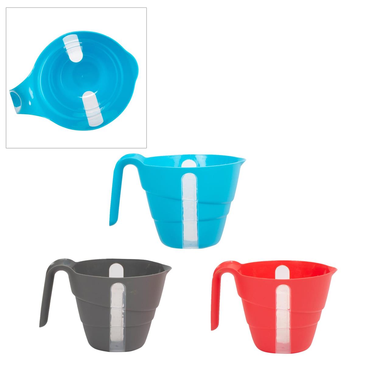 MEASURING CUP COLORED 1L