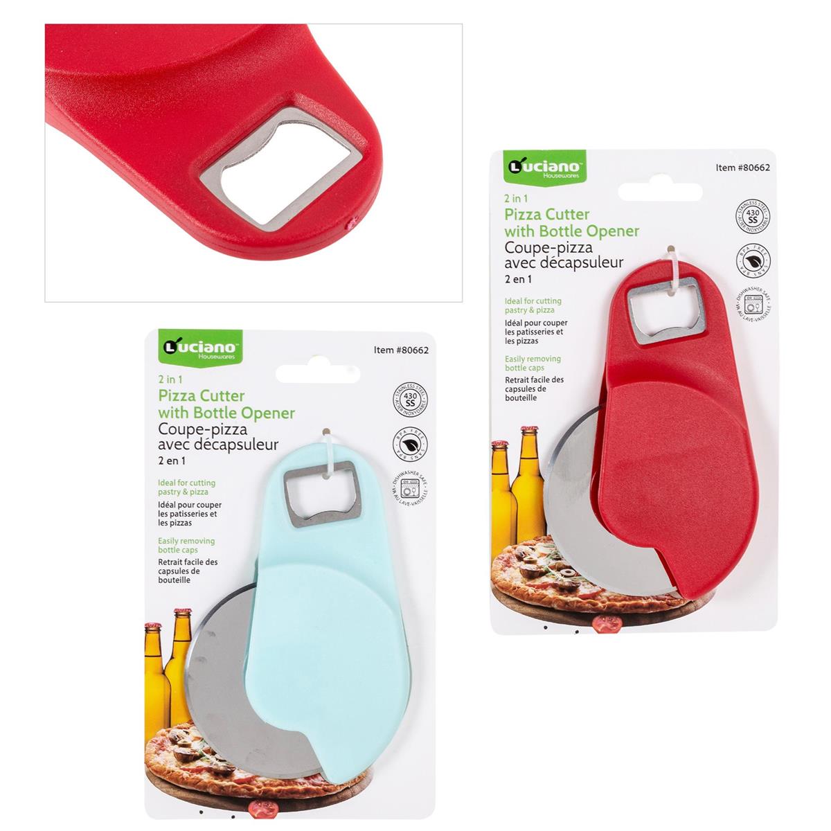 PIZZA CUTTER wBOTTLE OPENER