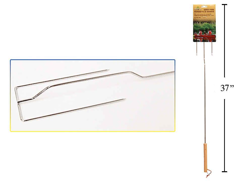 SAFETY FORK wWOOD HANDLE 32in