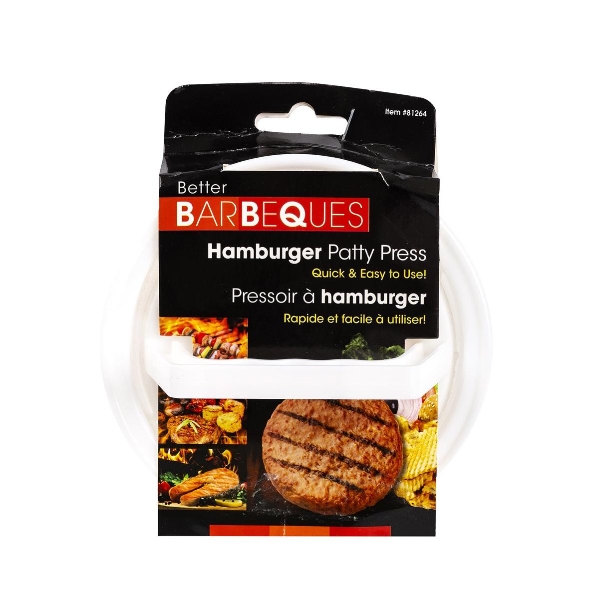 HAMBURGER PATTY PRESS