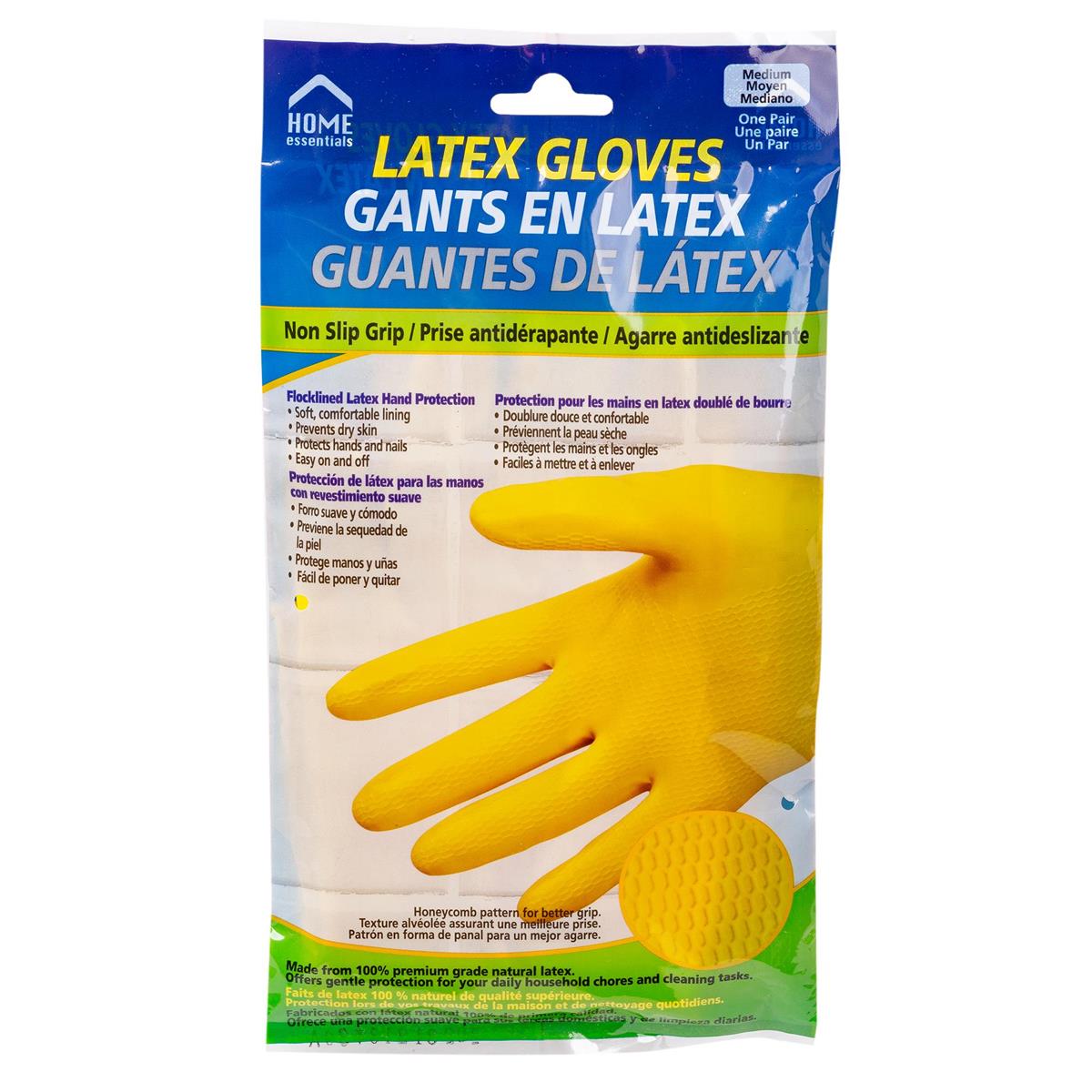 RUBBER GLOVES MEDIUM