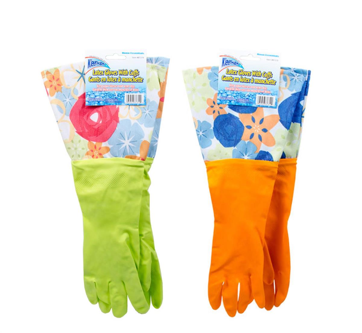 LATEX GLOVES wCUFF