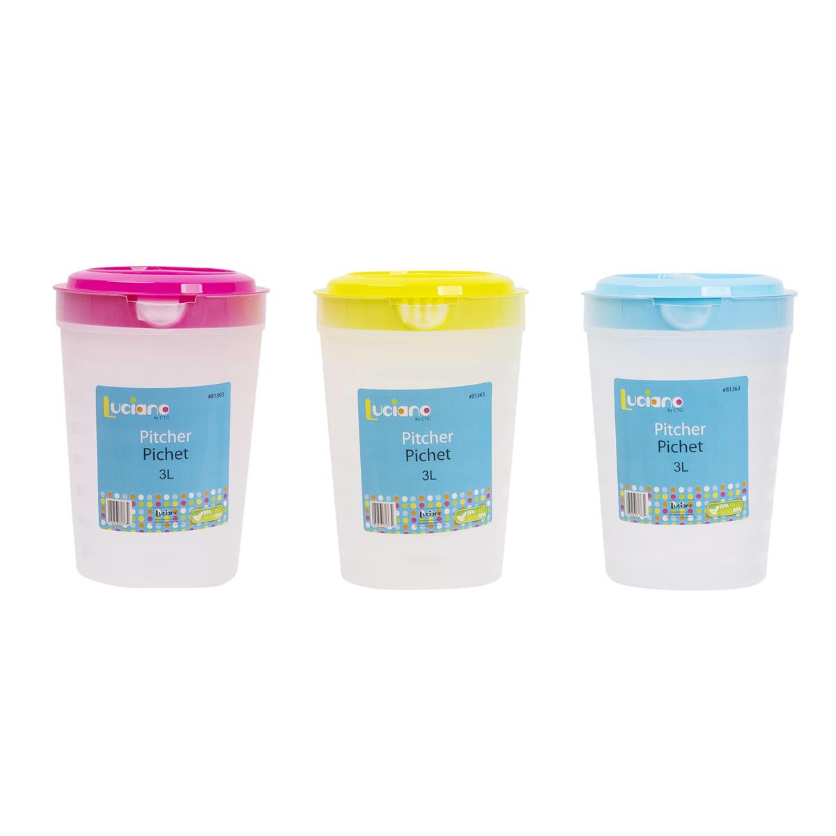 PITCHER LOCKING LID DELUXE 3L