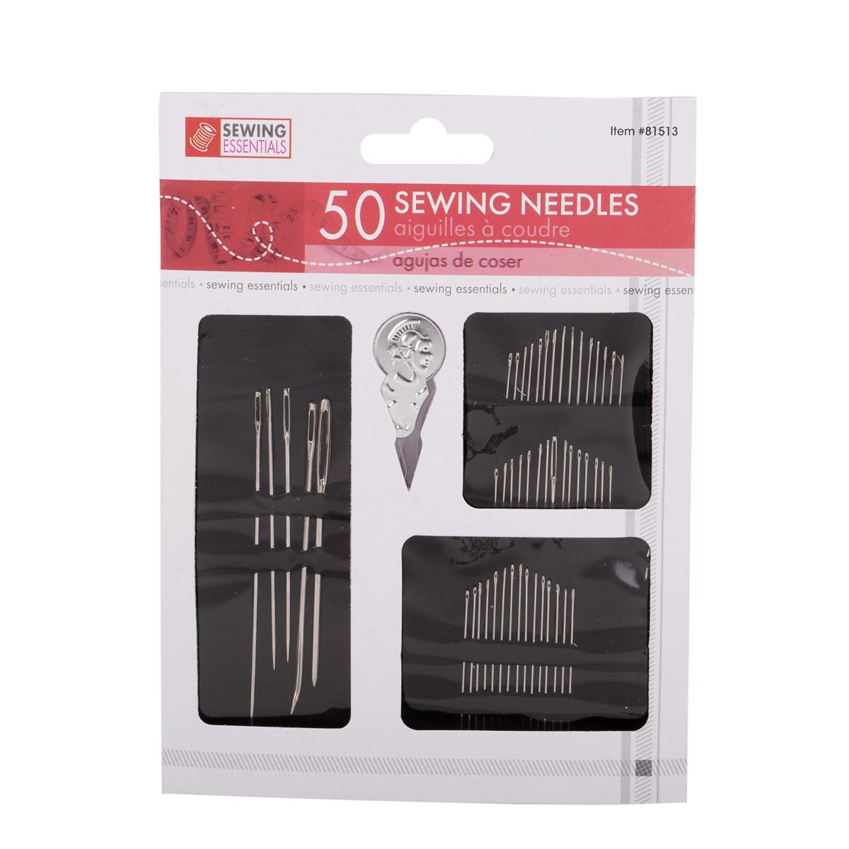 SEWING NEEDLE SET wTHREADER