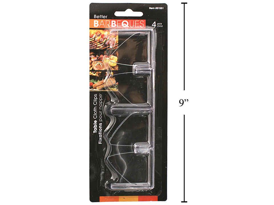 BARBEQUE  TABLECLOTH CLIPS
