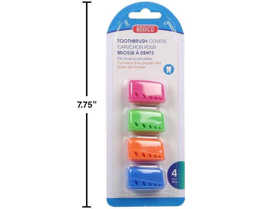 TOOTHBRUSH TRAVEL CAPS 4pk