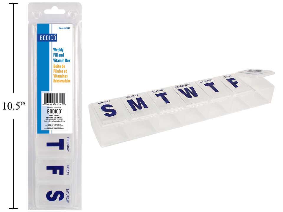 PILL CASE 7 DAY PLASTIC