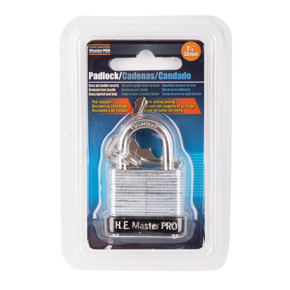 LAMINATED PADLOCK 1.25in