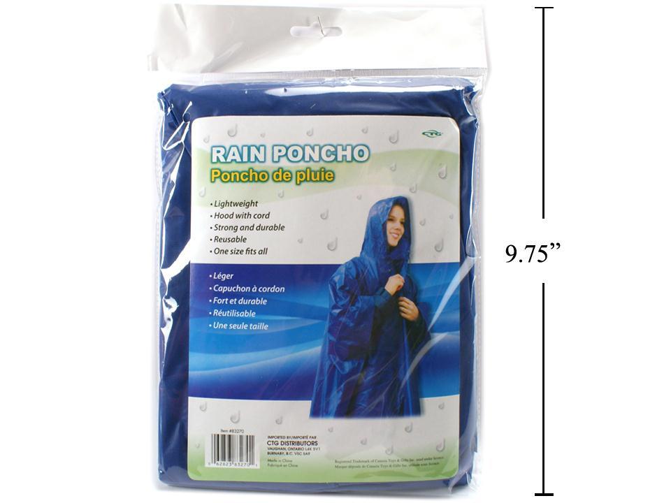 RAIN PONCHO ONE  FITS ALL