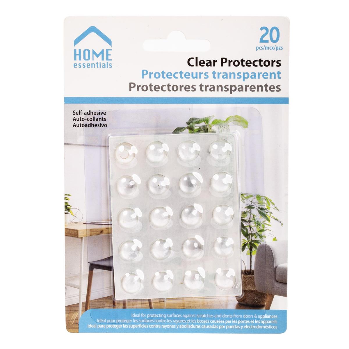 BUMPER PROTECTORS CLEAR 20PK