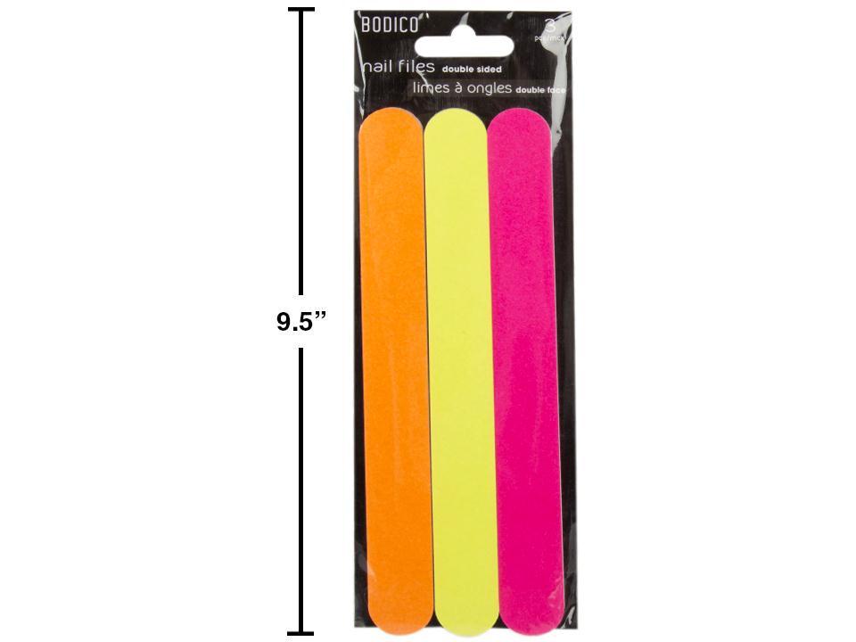 NAIL FILE SET NEON