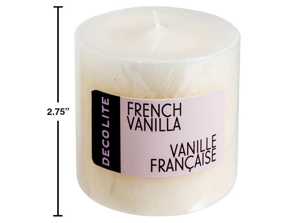 PILLAR CNDL FRENCH VANILLA SM