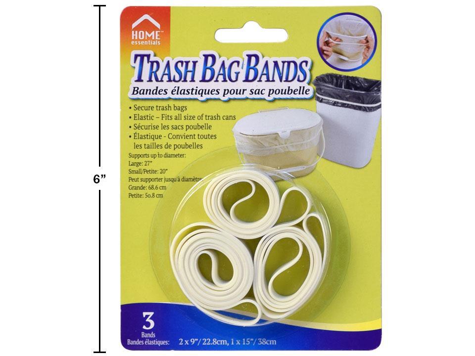 TRASH BAG BANDS 3PK