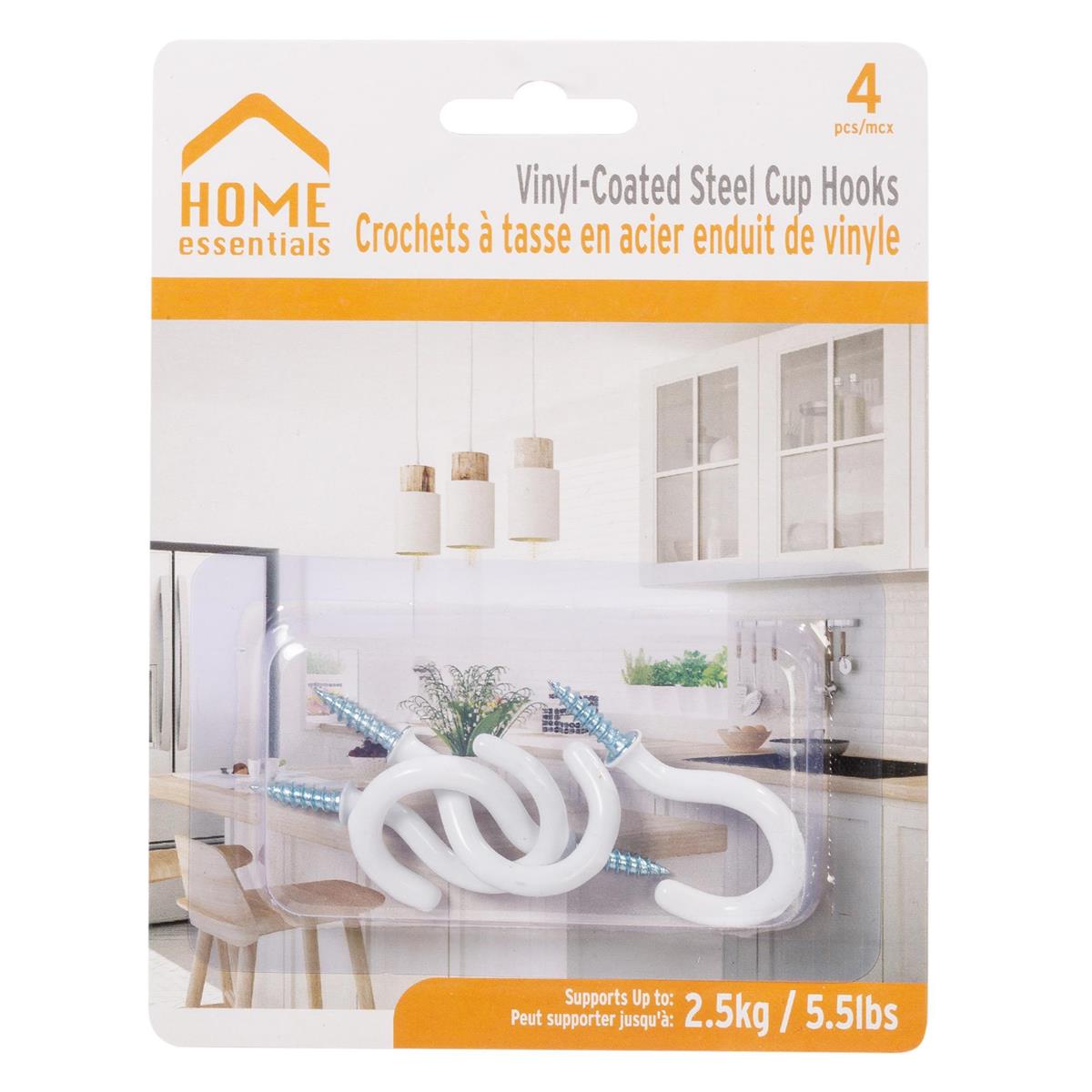 CUP HOOK COATED STEEL 1.25IN