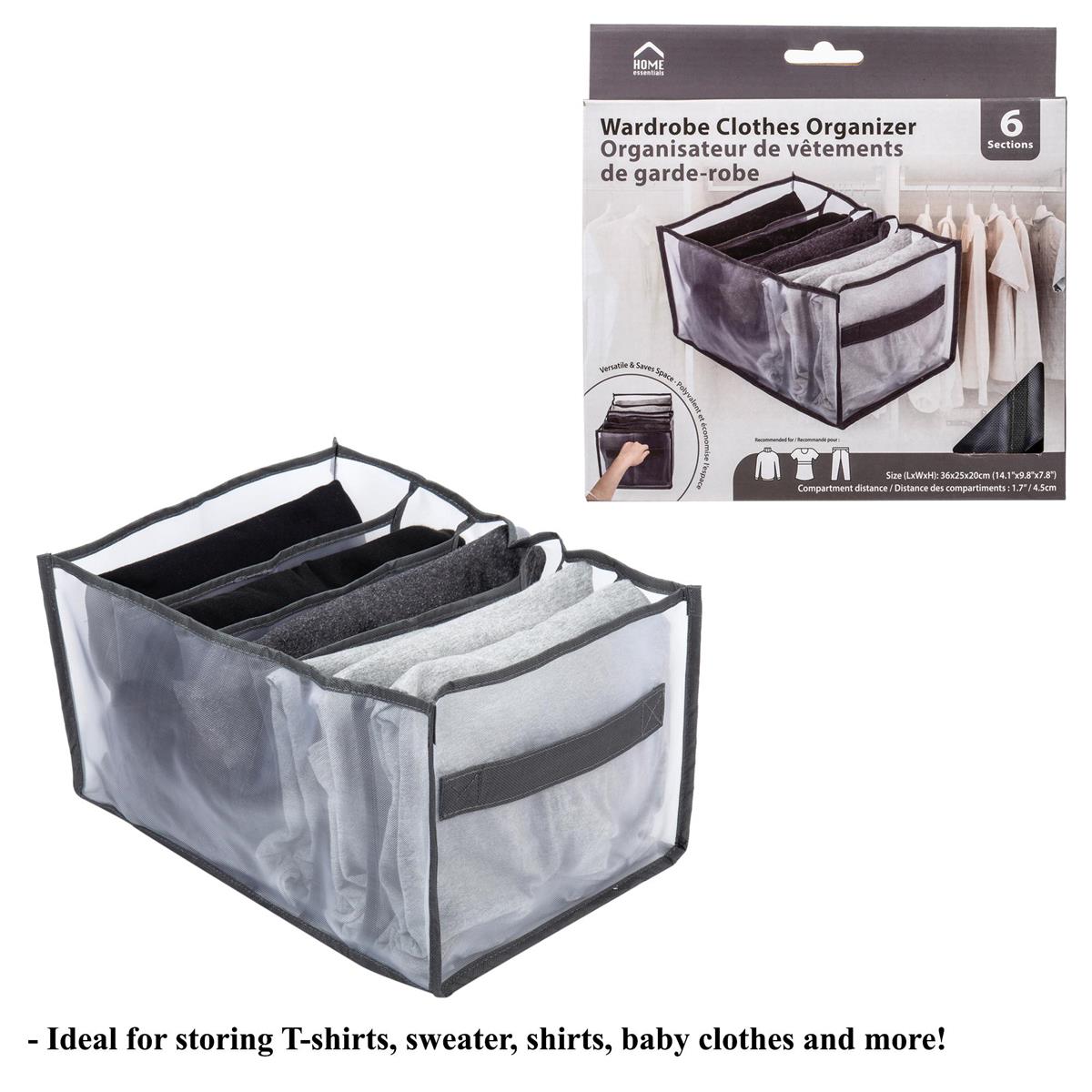 CLOTHES ORGANIZER 6 POCKET